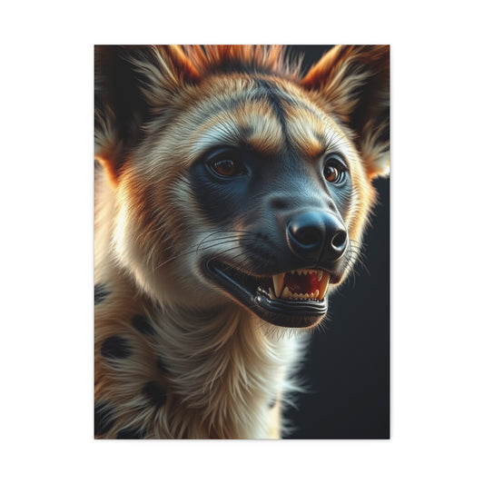 Masterpiece Hyenas Art Vision Wall Art & Canvas Print