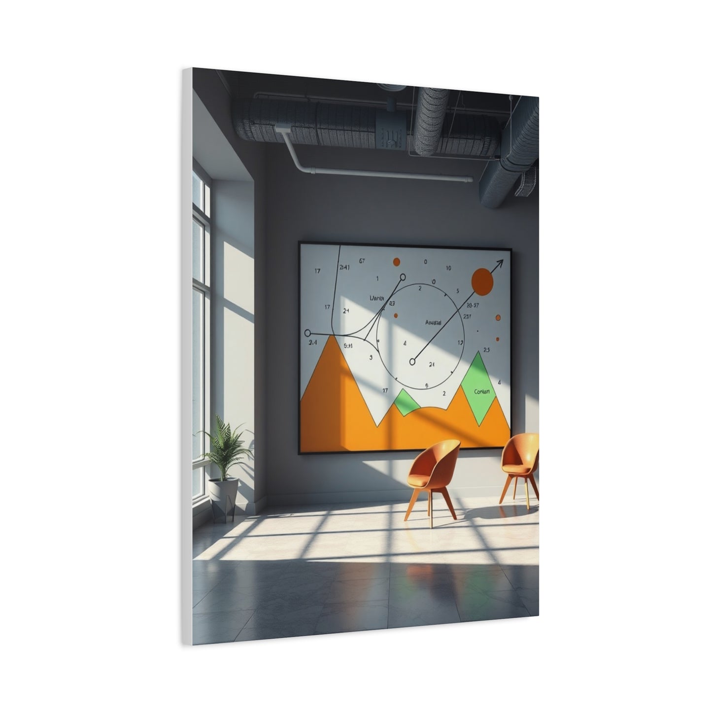 Elite Modern Math Art for Creative Spaces Vision Wall Art & Canvas Print