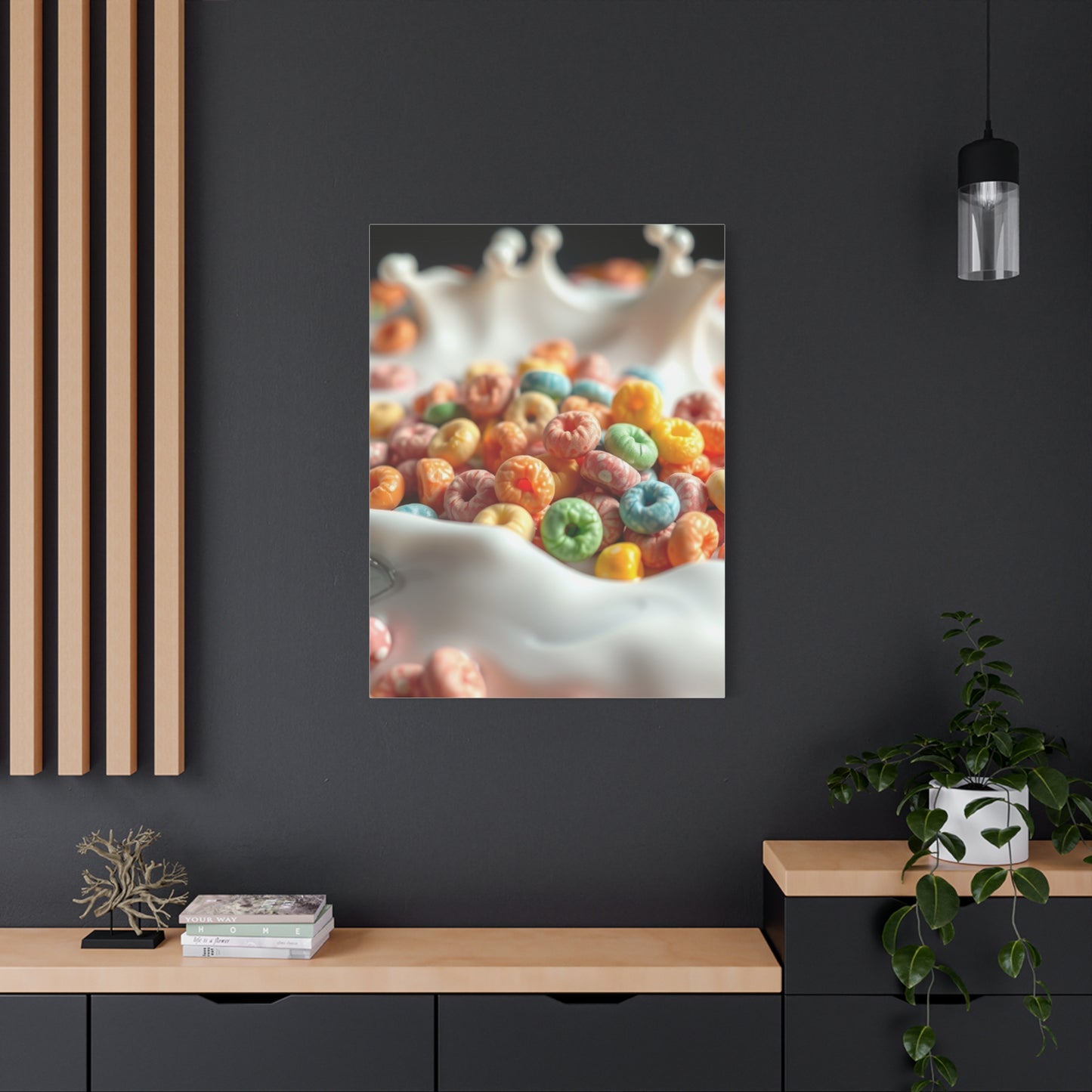 Ornate Cereal Reverie Canvas Wall Art & Canvas Print