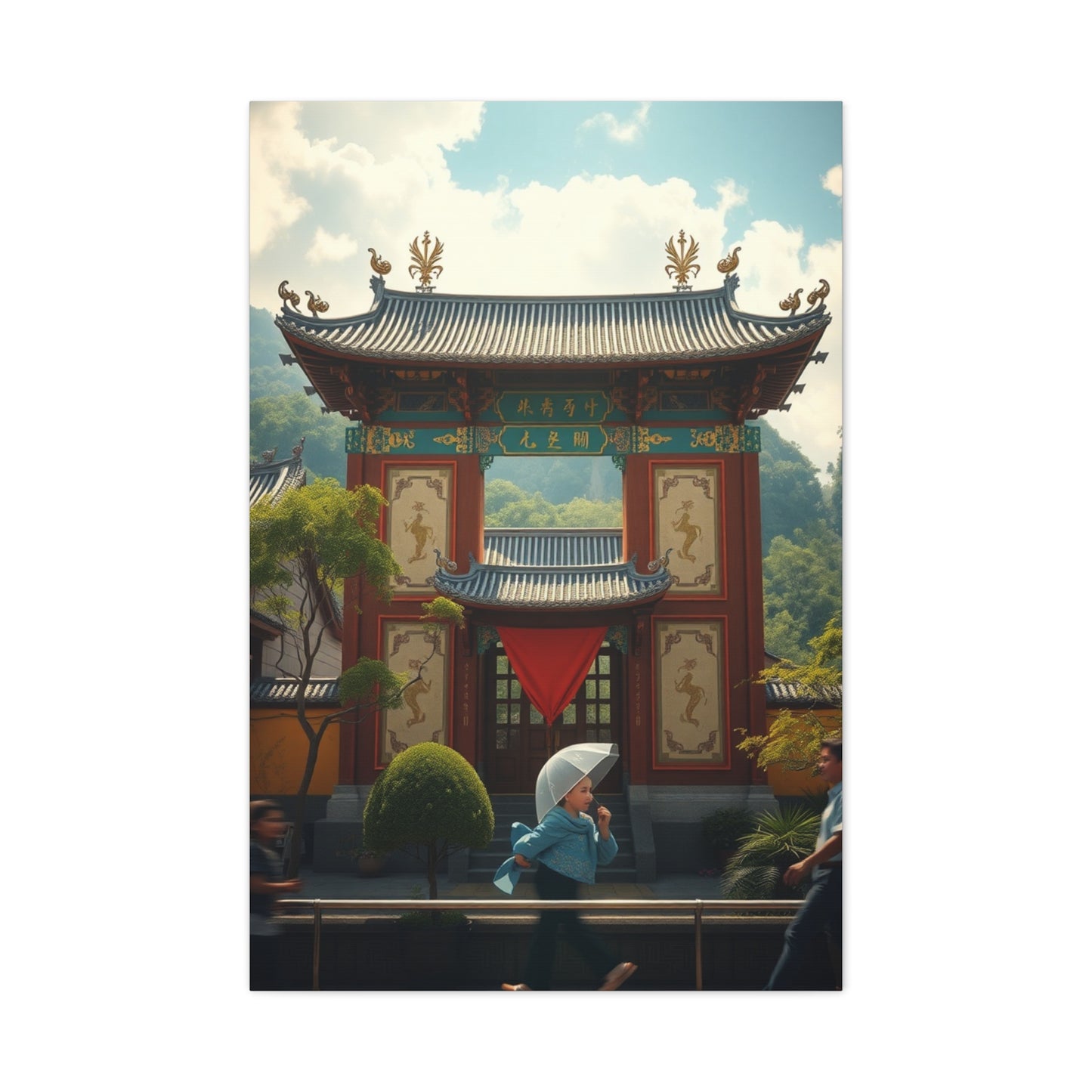 Masterpiece Chinoisere Art Vision Wall Art & Canvas Print