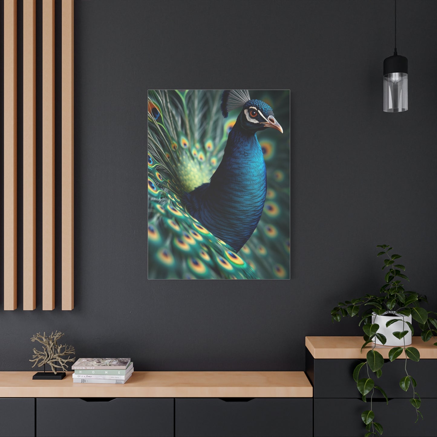 Peacock Art Luxury Canvas Wall Art & Canvas Print
