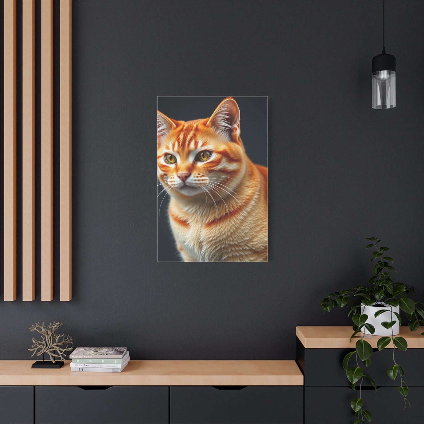Orange Cat Art Supreme Gallery Wall Art & Canvas Print