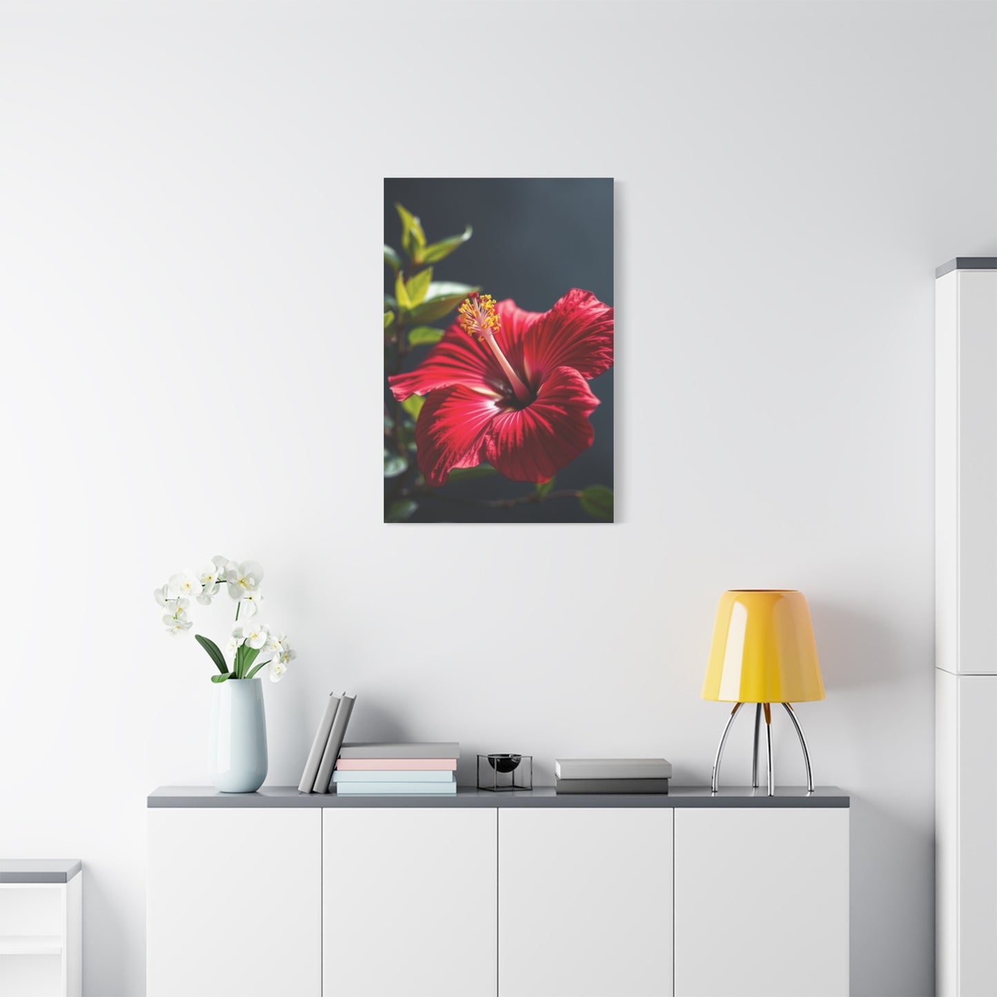 Hibiscus Flower Art Supreme Gallery Wall Art & Canvas Print