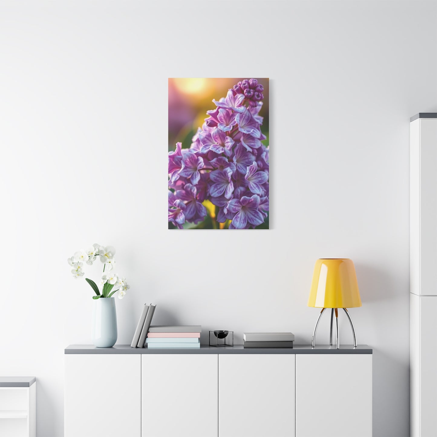 Lilac Flower Art Refined Canvas Wall Art & Canvas Print