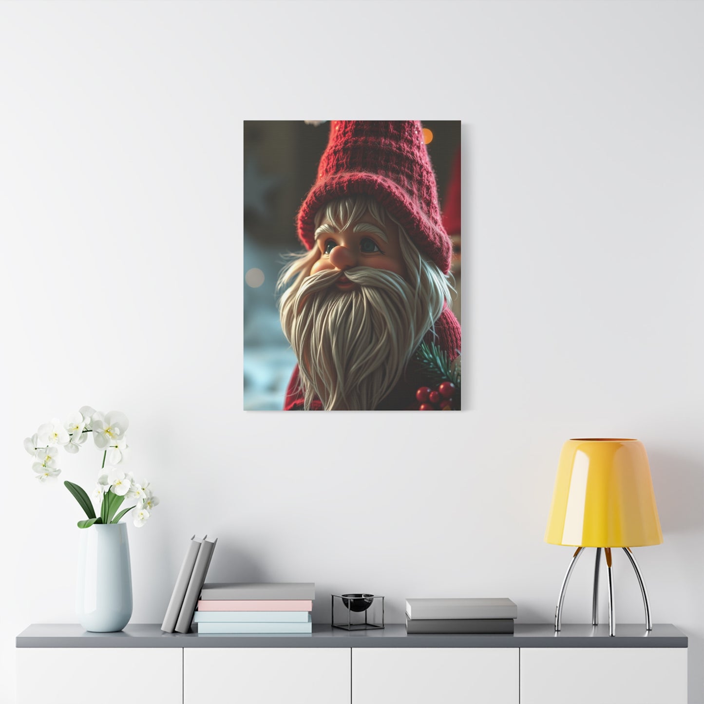 Vision Christmas Gnome Art Art Wall Art & Canvas Print
