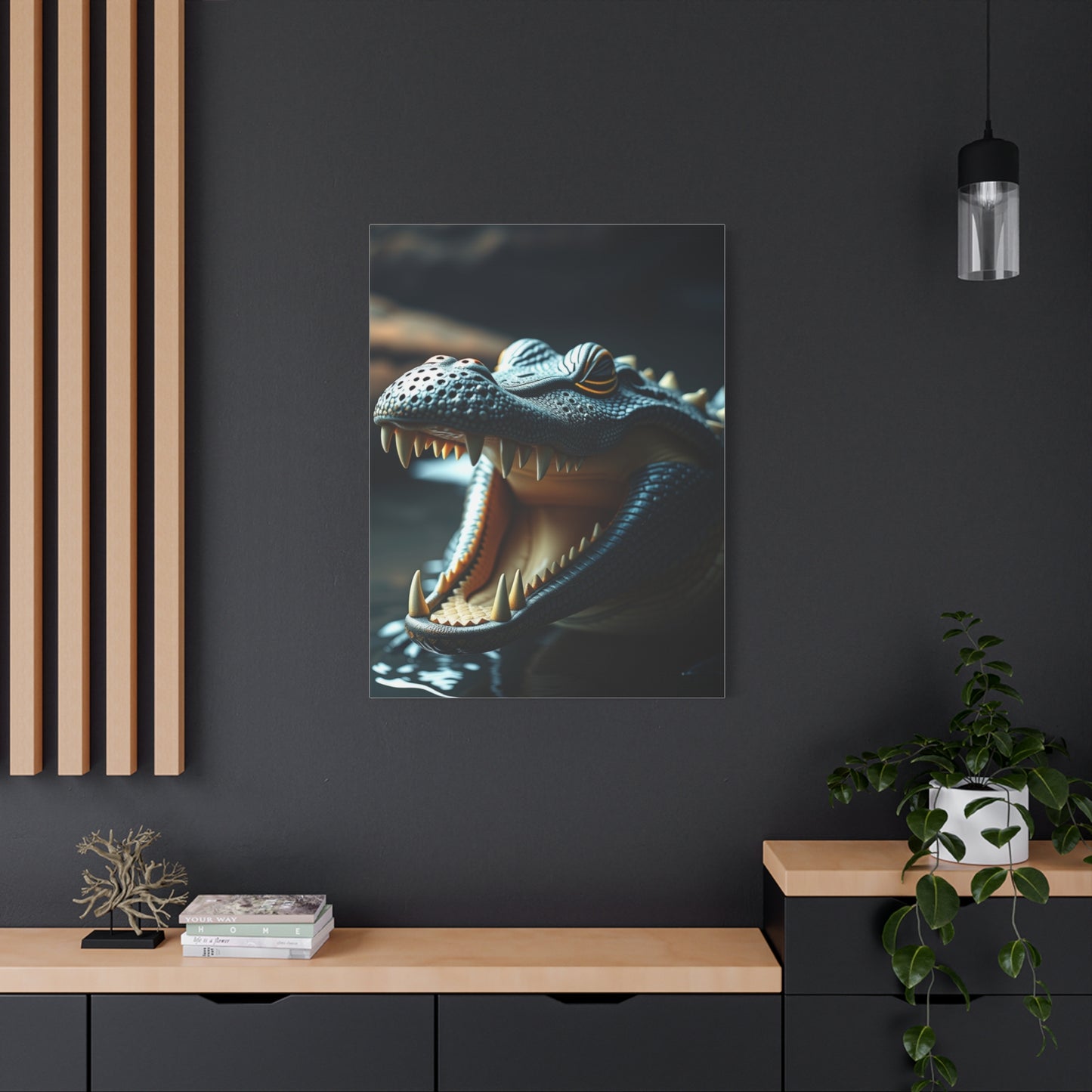 Supreme Crocodile & Alligator Art Collection Wall Art & Canvas Print