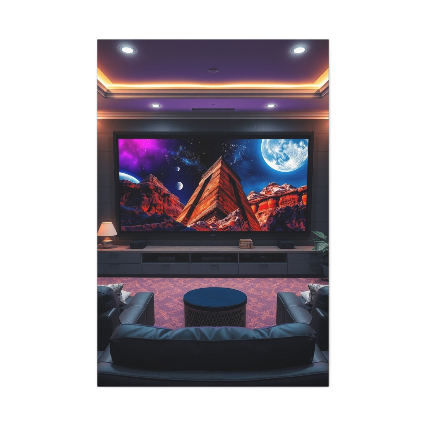 Home Theater Art Refined Canvas Wall Art & Canvas Print