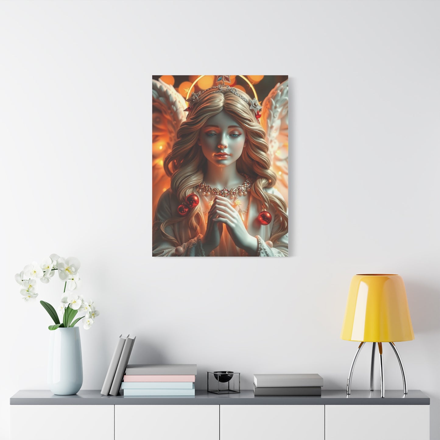 Masterpiece Christmas Angel Art Vision Wall Art & Canvas Print