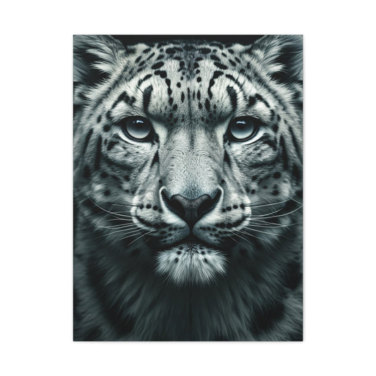 Snow Leopard Intense Gaze Wall Art & Canvas Prints