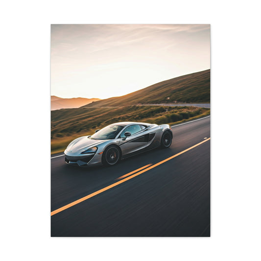 McLaren 570GT Cinematic Mountain Pass Wall Art & Canvas Prints