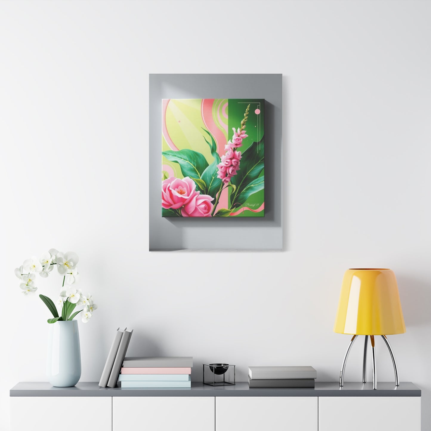 Green & Pink Canvas Art Supreme Gallery Wall Art & Canvas Print