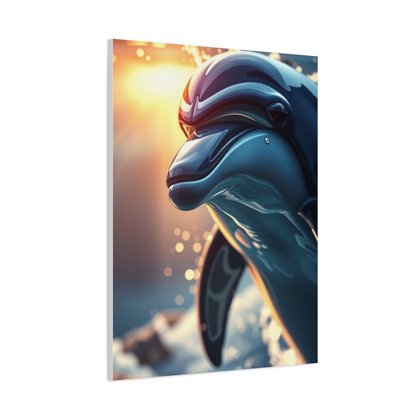 Vision Dolphin Art Art Wall Art & Canvas Print