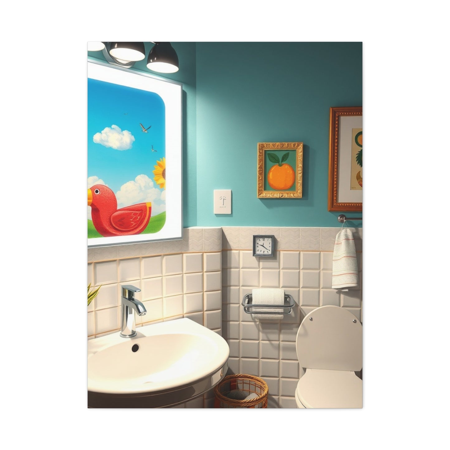 Masterpiece Kid’s Bathroom Art Vision Wall Art & Canvas Print