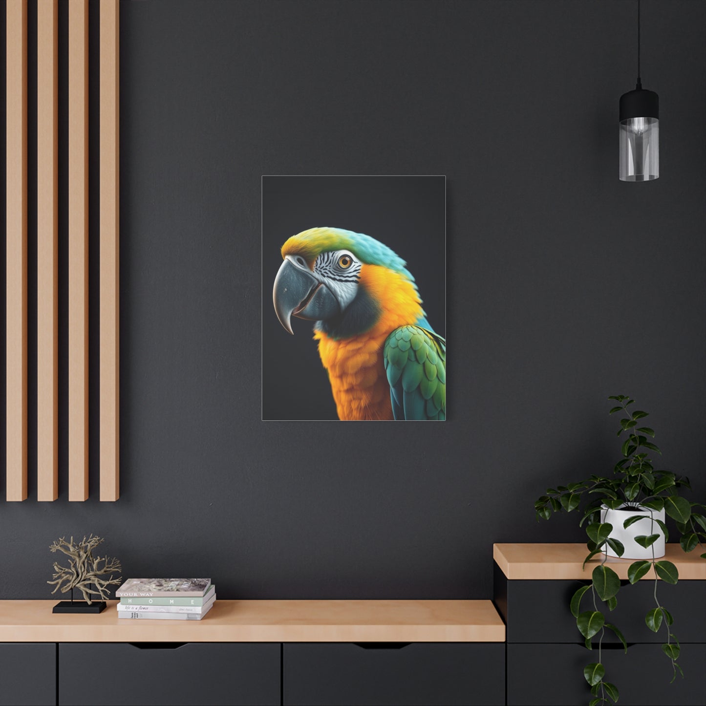Masterpiece Parrot Art Vision Wall Art & Canvas Print