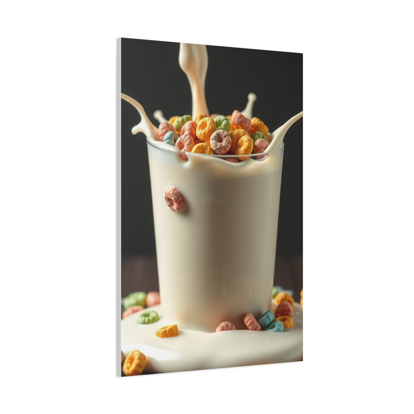 Gourmet Milky Vortex Canvas Wall Art & Canvas Print