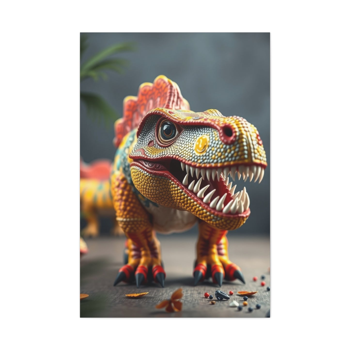 Kid’s Dinosaur Art Luxury Canvas Wall Art & Canvas Print