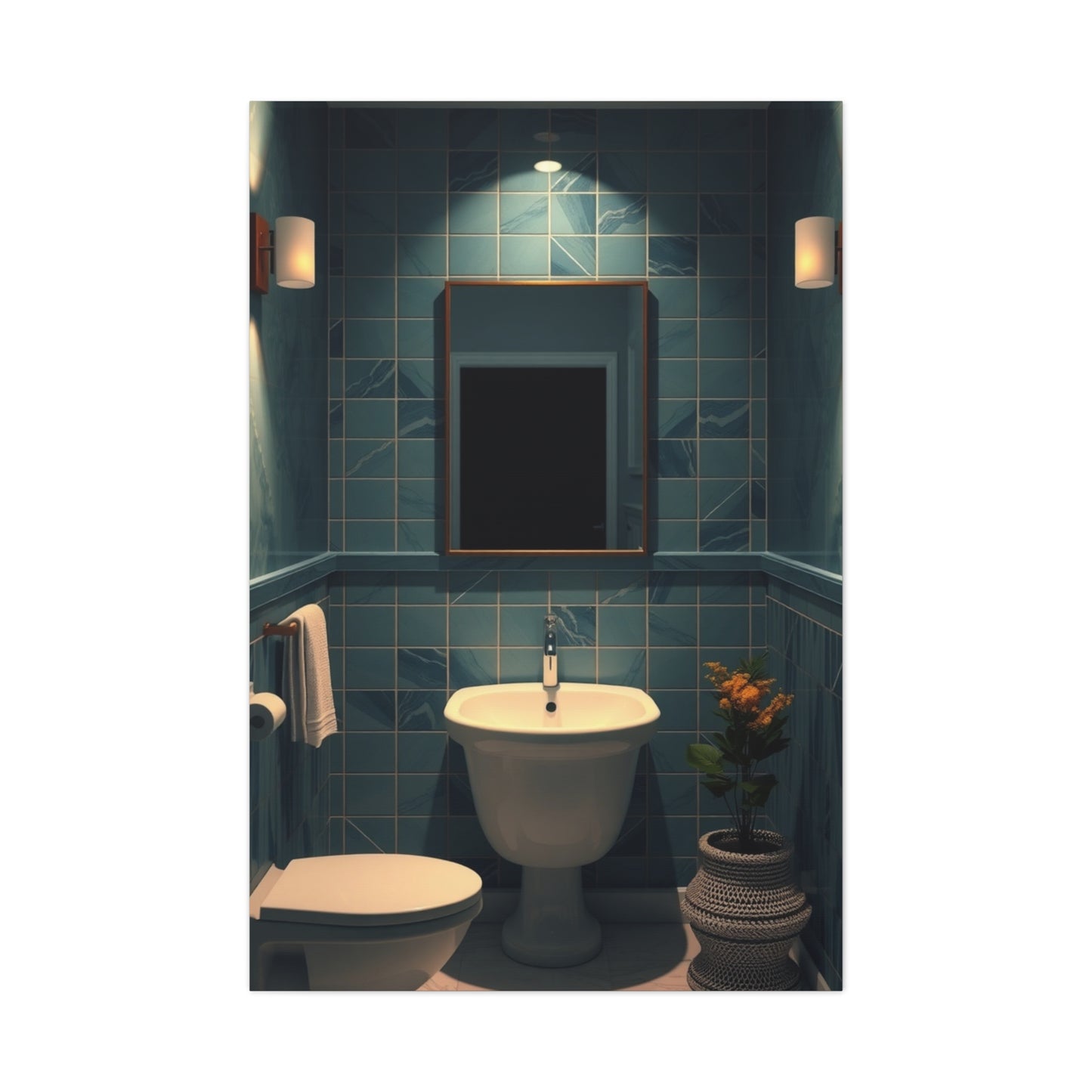 Luxe Aqua Reflections