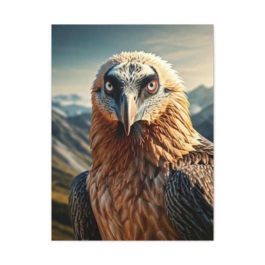 Majestic Mountain Falcon Portrait Wall Art & Canvas Prints