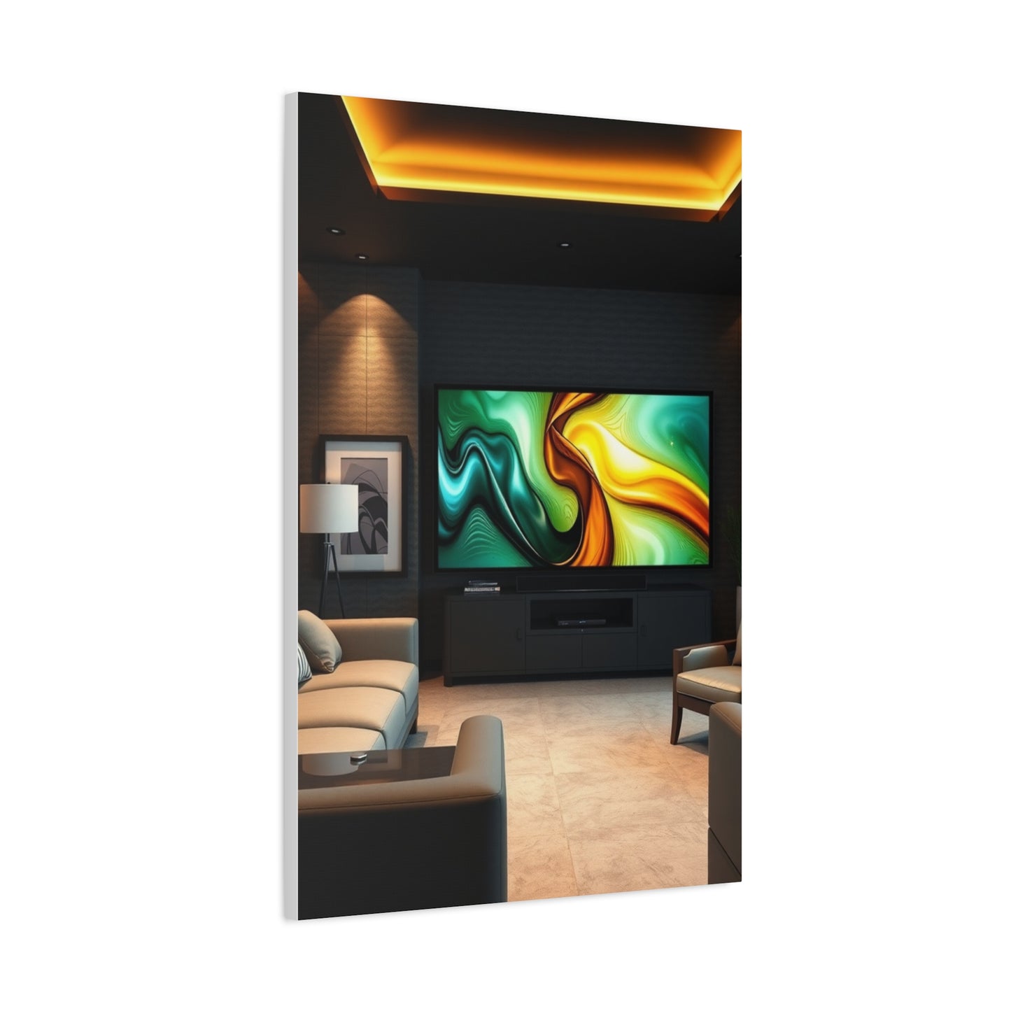 Masterpiece Home Theatre Decor Art Vision Wall Art & Canvas Print