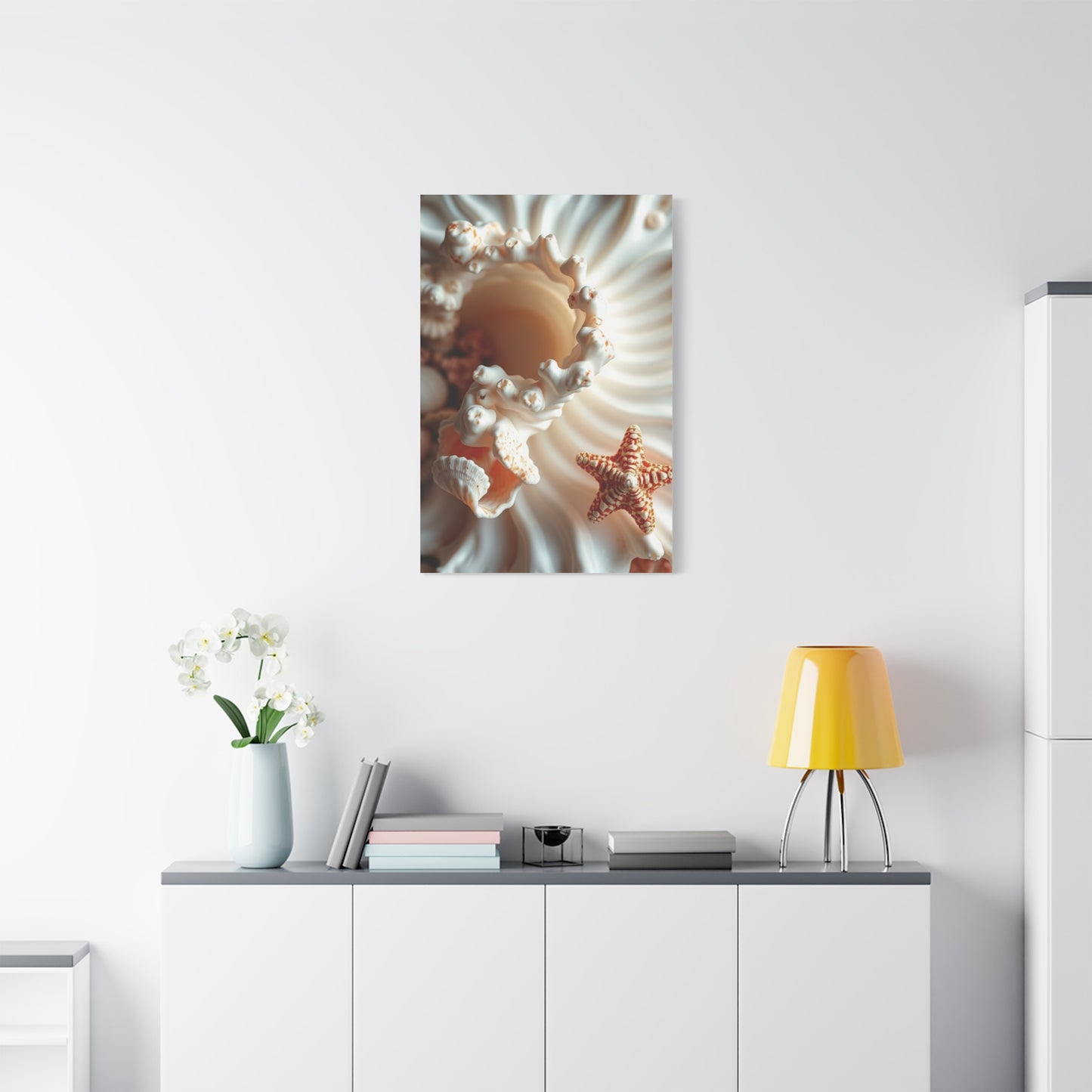 Sea Shell Art Refined Canvas Wall Art & Canvas Print