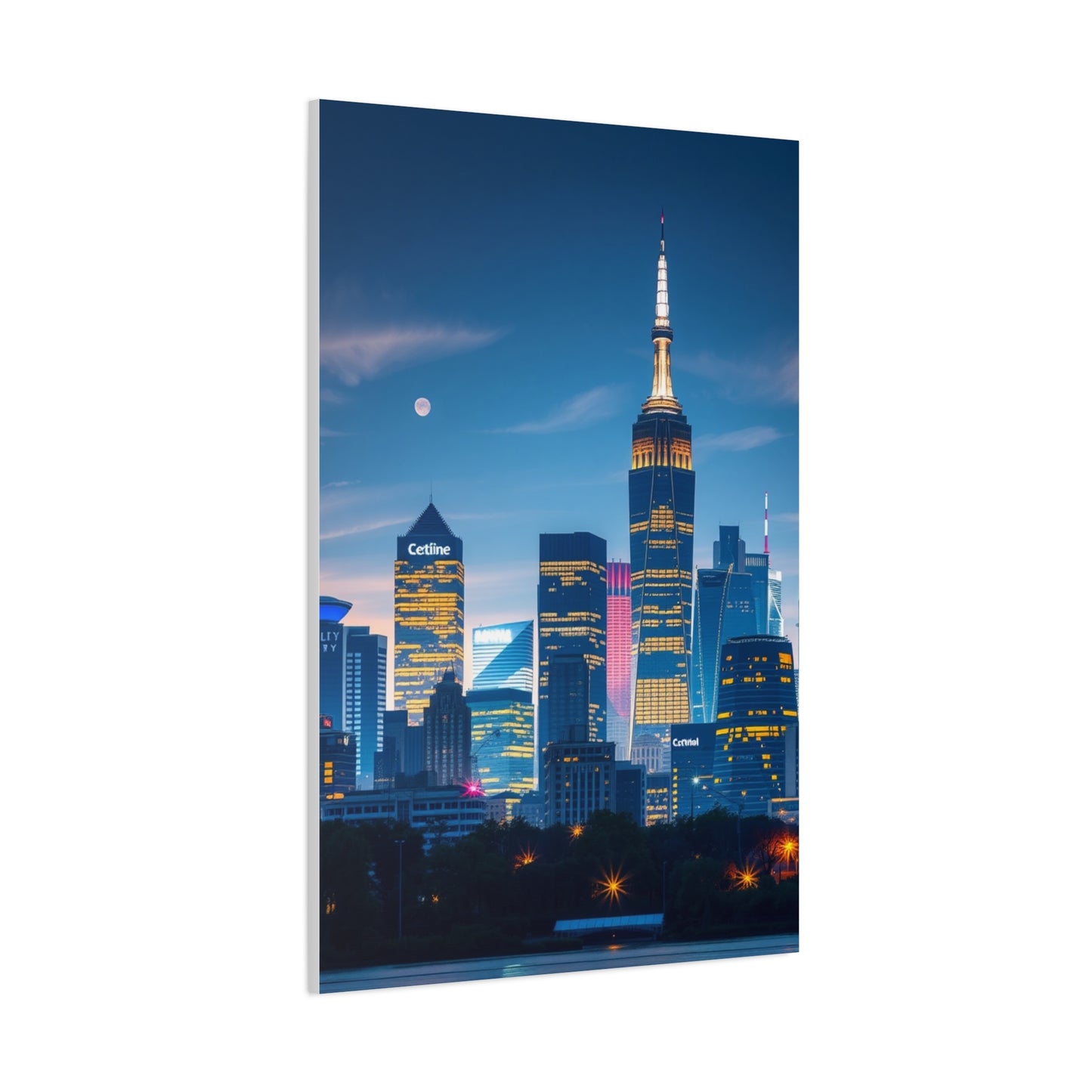 Masterpiece City Skylines Art Vision Wall Art & Canvas Print