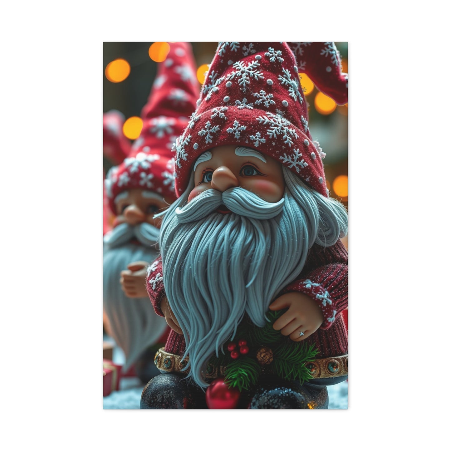 Masterpiece Christmas Gnome Art Vision Wall Art & Canvas Print