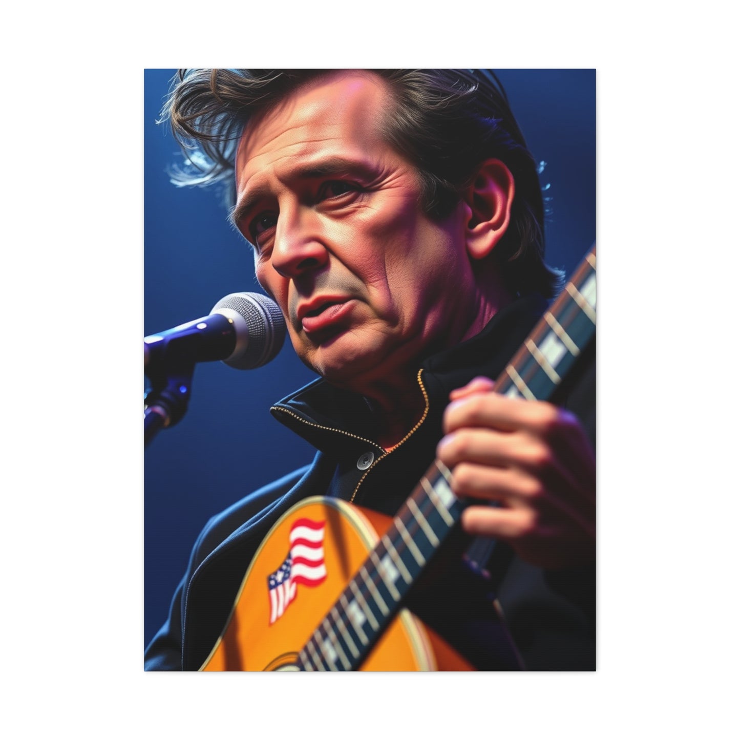 Johnny Cash Art Luxury Canvas Wall Art & Canvas Print
