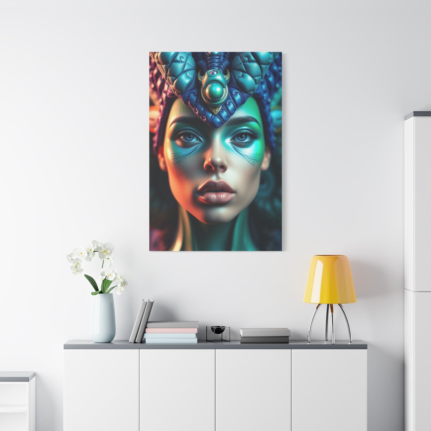 Supreme Blue & Green Art Collection Wall Art & Canvas Print