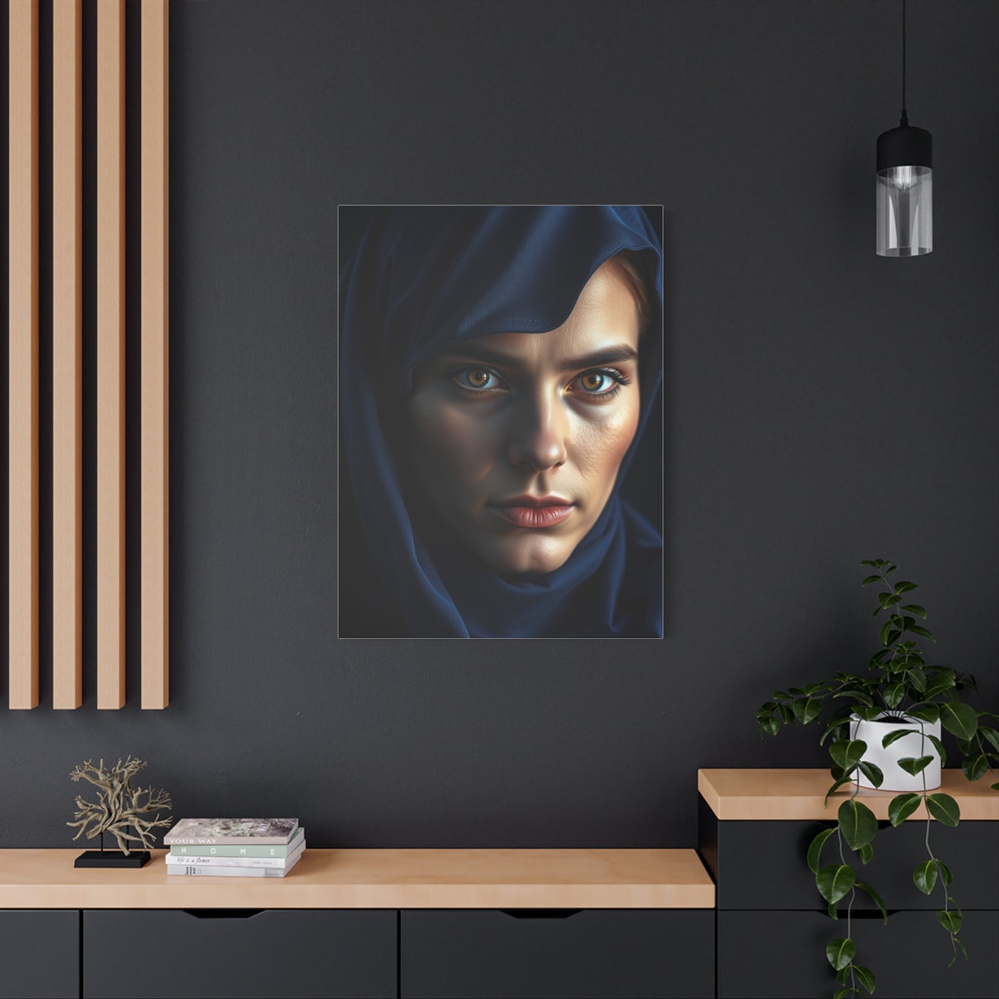 Supreme Navy Blue Art Collection Wall Art & Canvas Print