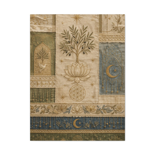 Sacred Textile Harmony Wall Art & Canvas Print