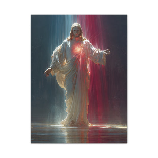 Divine Mercy Christ Radiant Light Wall Art & Canvas Print