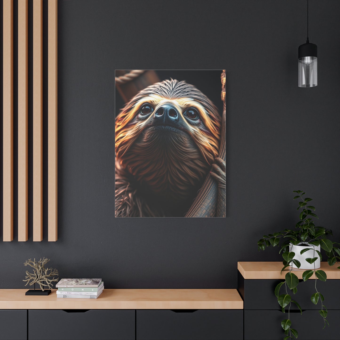 Masterpiece Sloth Art Vision Wall Art & Canvas Print