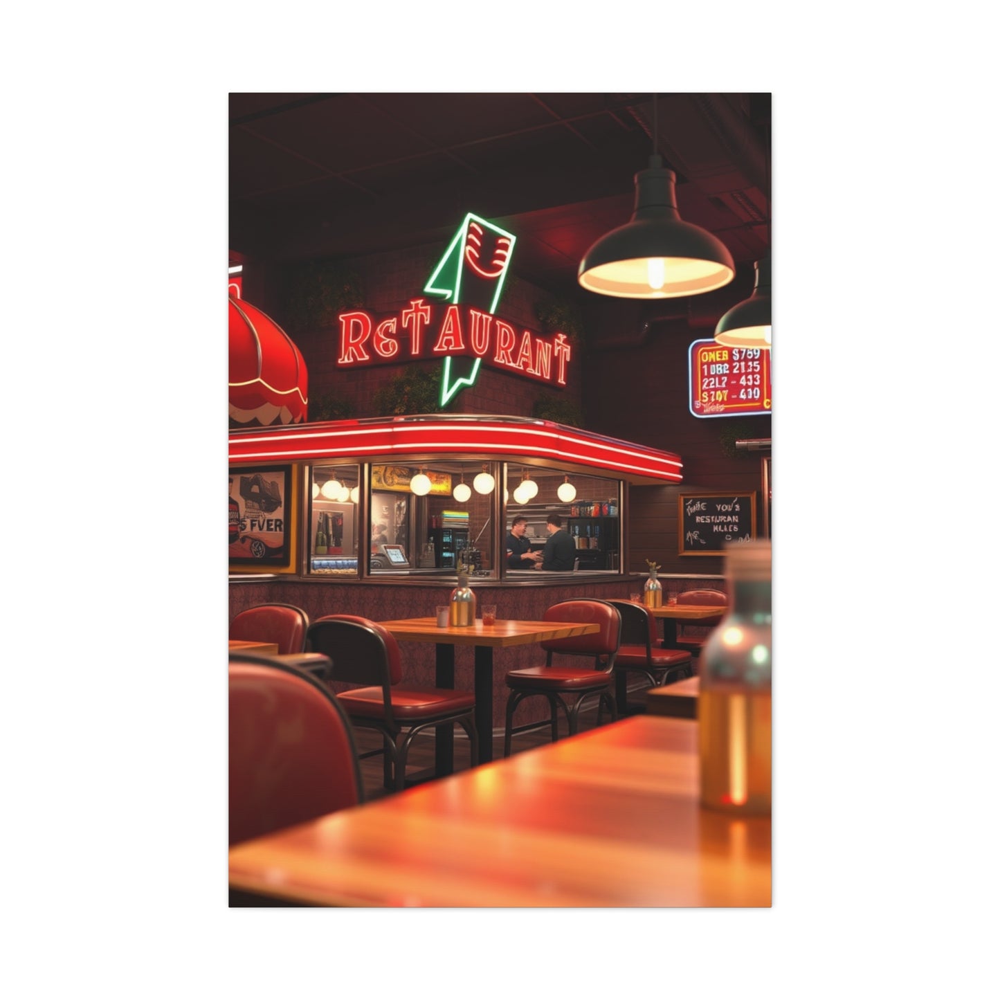 Elite Restaurant & Diner Art Vision Wall Art & Canvas Print