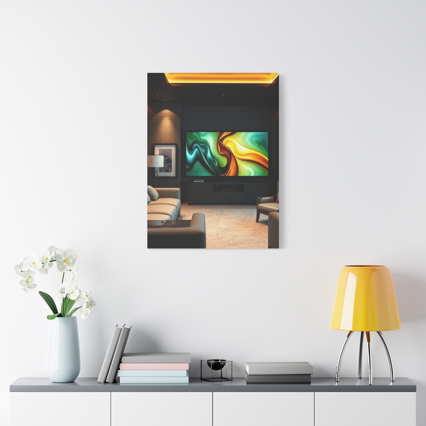 Masterpiece Home Theatre Decor Art Vision Wall Art & Canvas Print