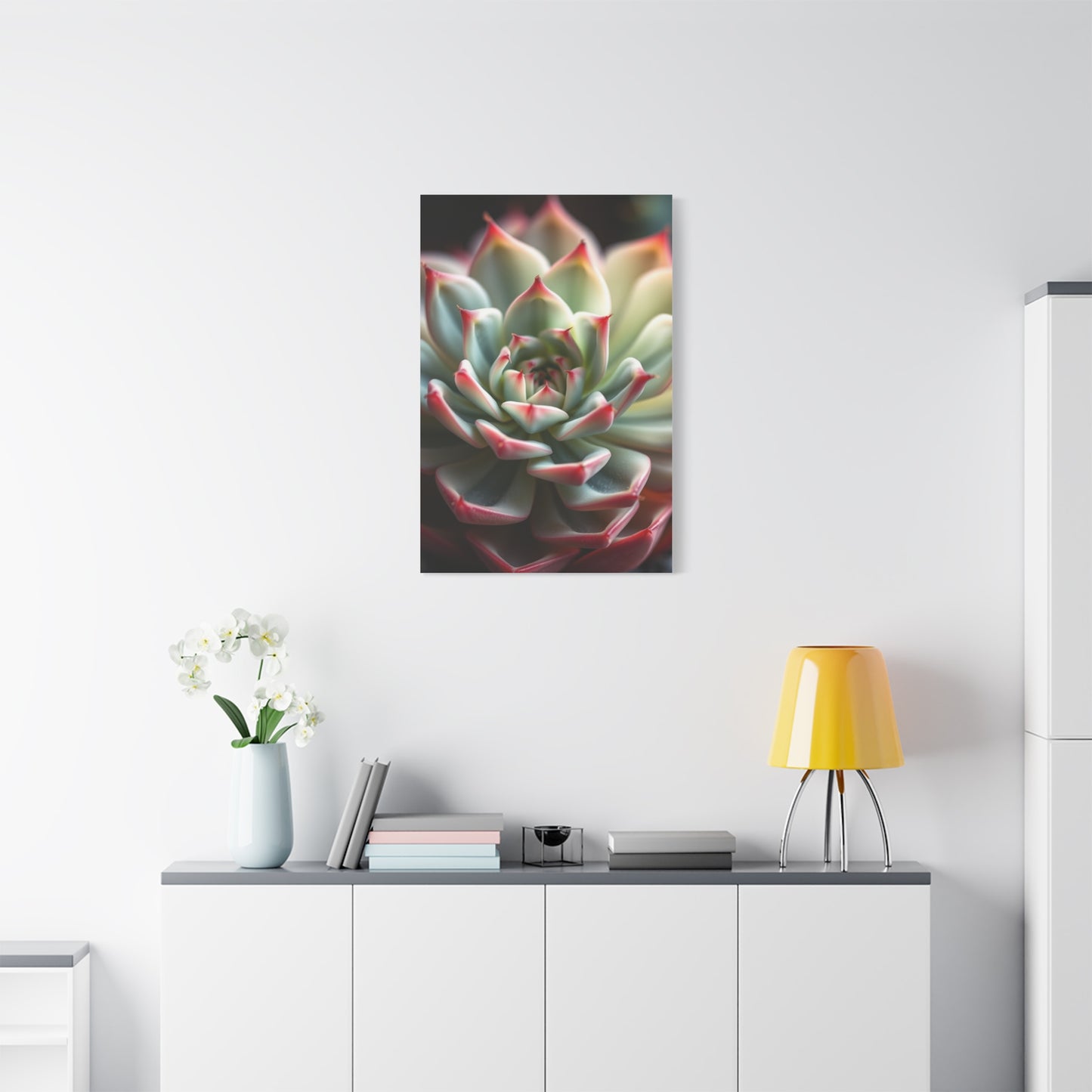 Succulent Art Refined Canvas Wall Art & Canvas Print
