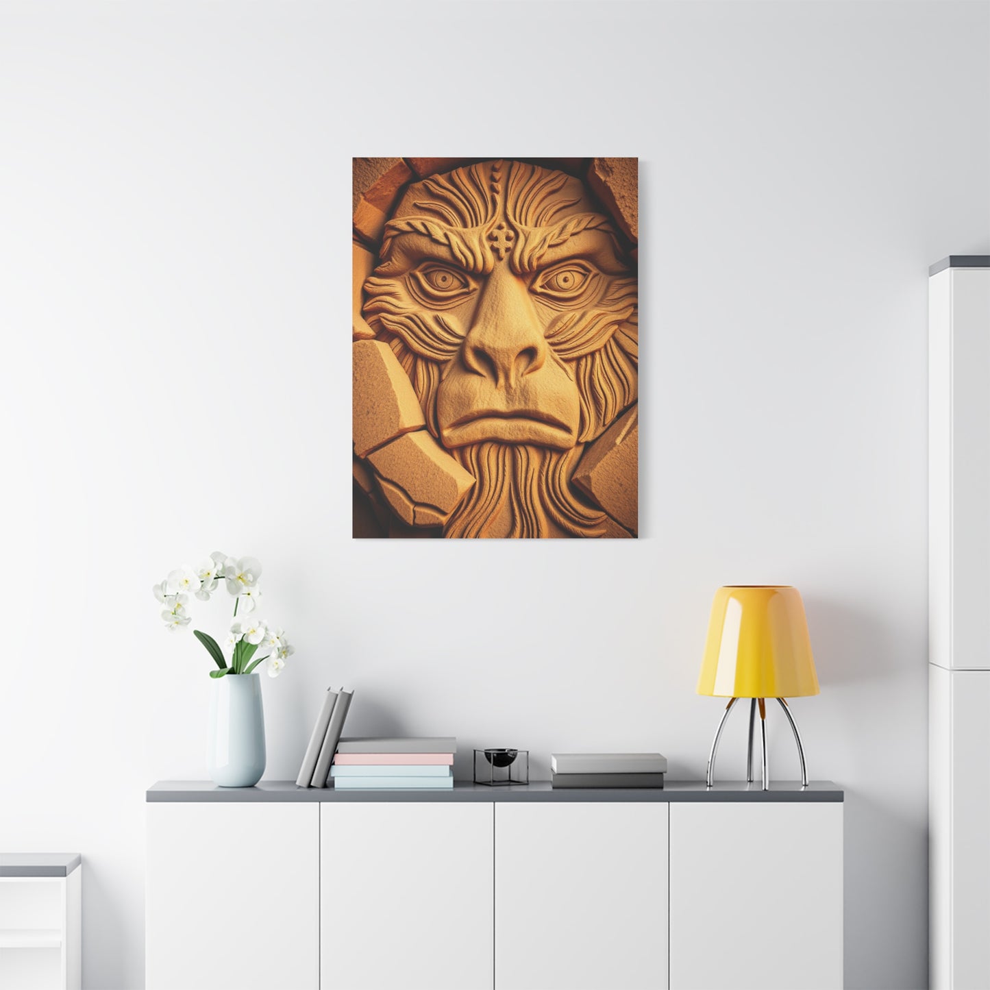 Vision Cave Man Art Art Wall Art & Canvas Print
