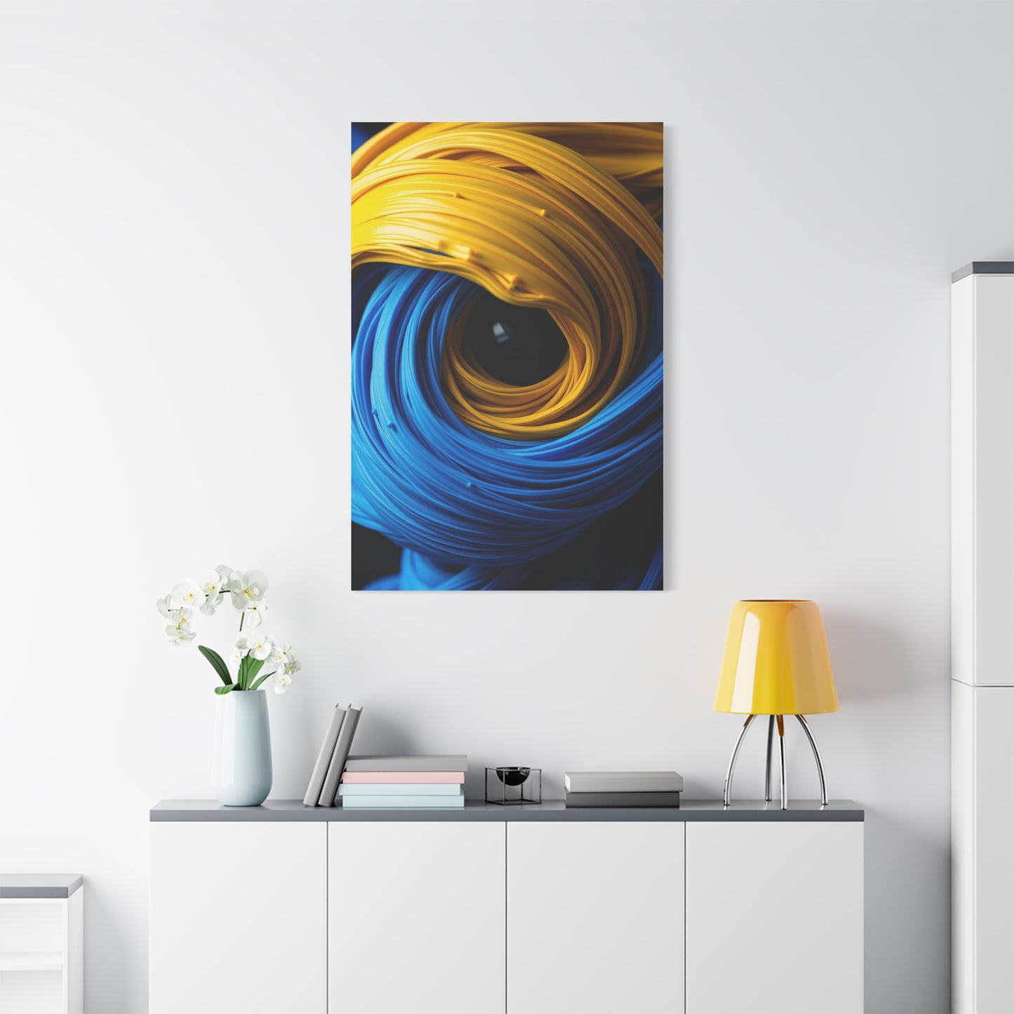Elite Blue & Yellow Art Vision Wall Art & Canvas Print