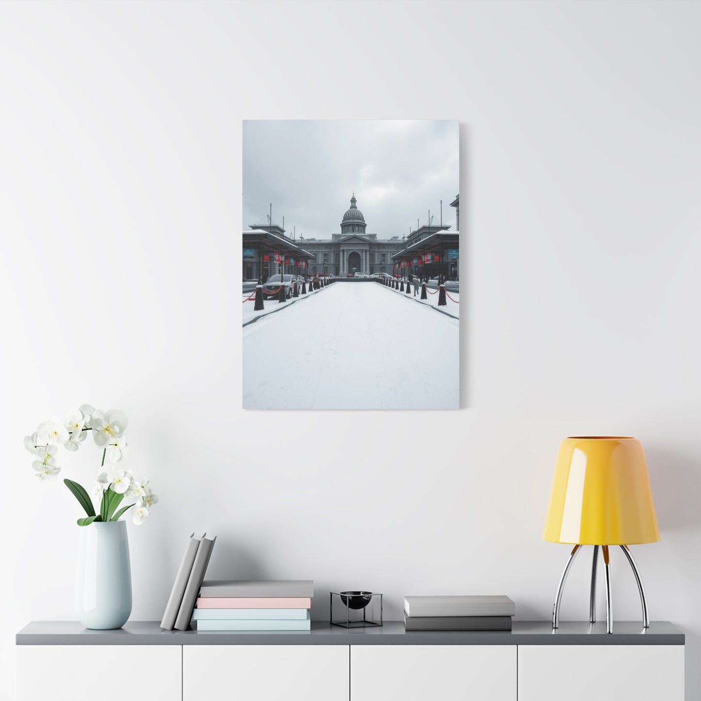 Gray & White Art Refined Canvas Wall Art & Canvas Print