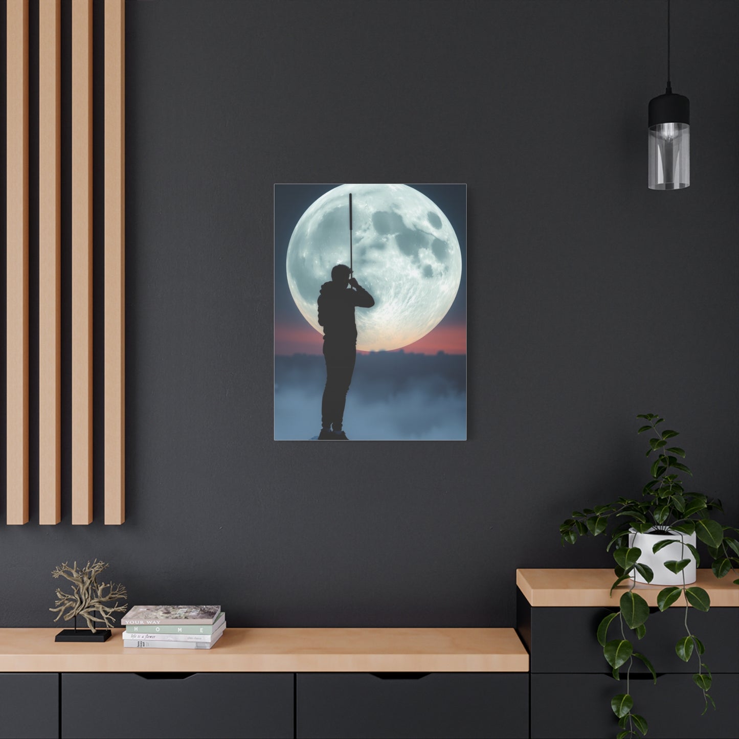 Masterpiece Full Moon Art Vision Wall Art & Canvas Print
