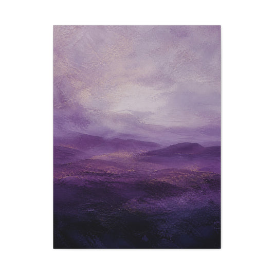 Amethyst Horizon Landscape Wall Art & Canvas Print