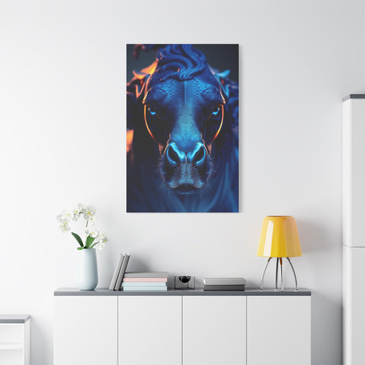 Supreme Navy Blue Art Collection Wall Art & Canvas Print