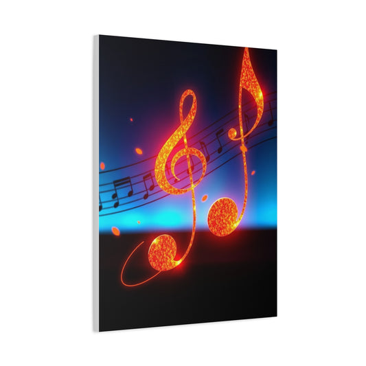 Musical Notes Art Refined Canvas Wall Art & Canvas Print