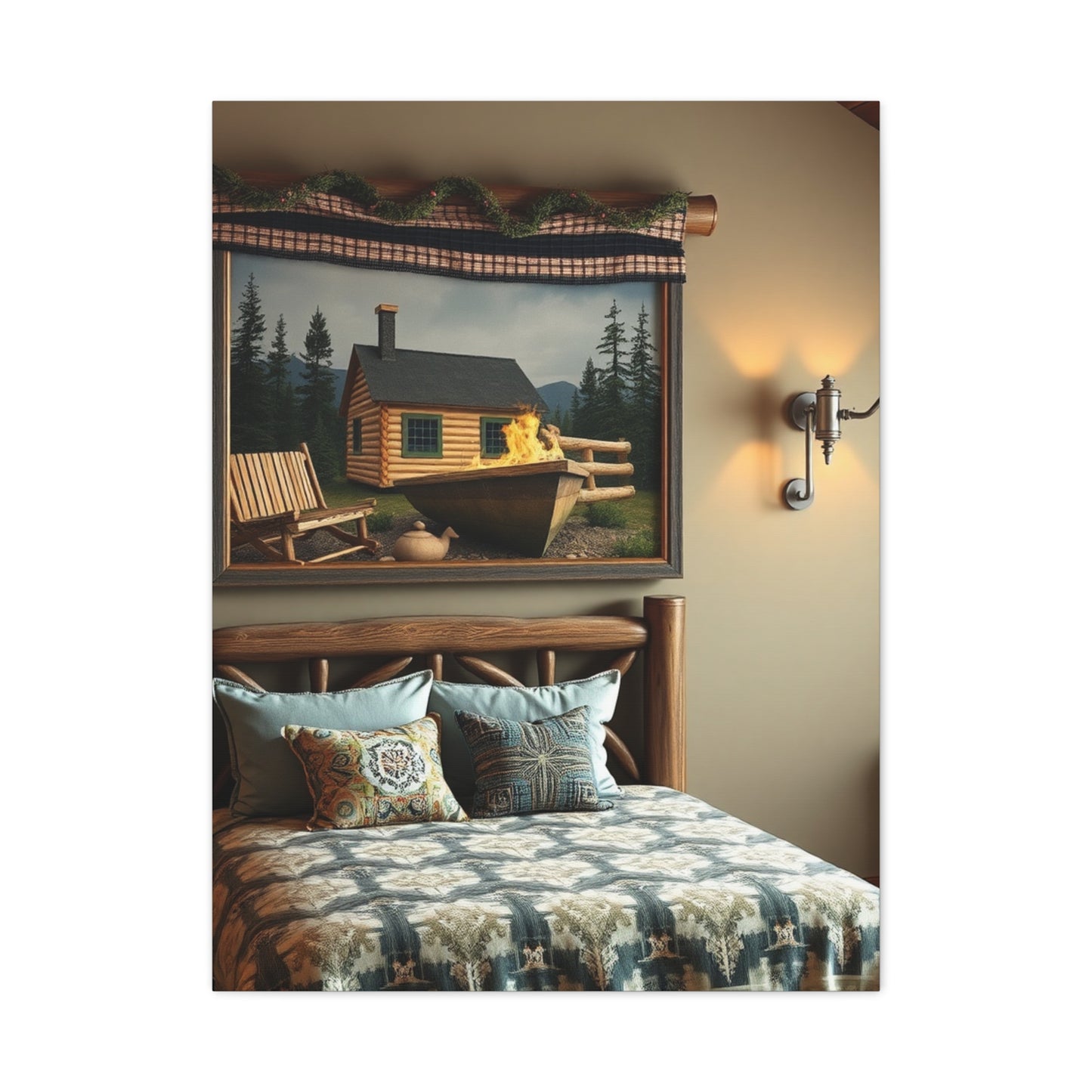 Vision Cabin & Lodge Decor Art Art Wall Art & Canvas Print