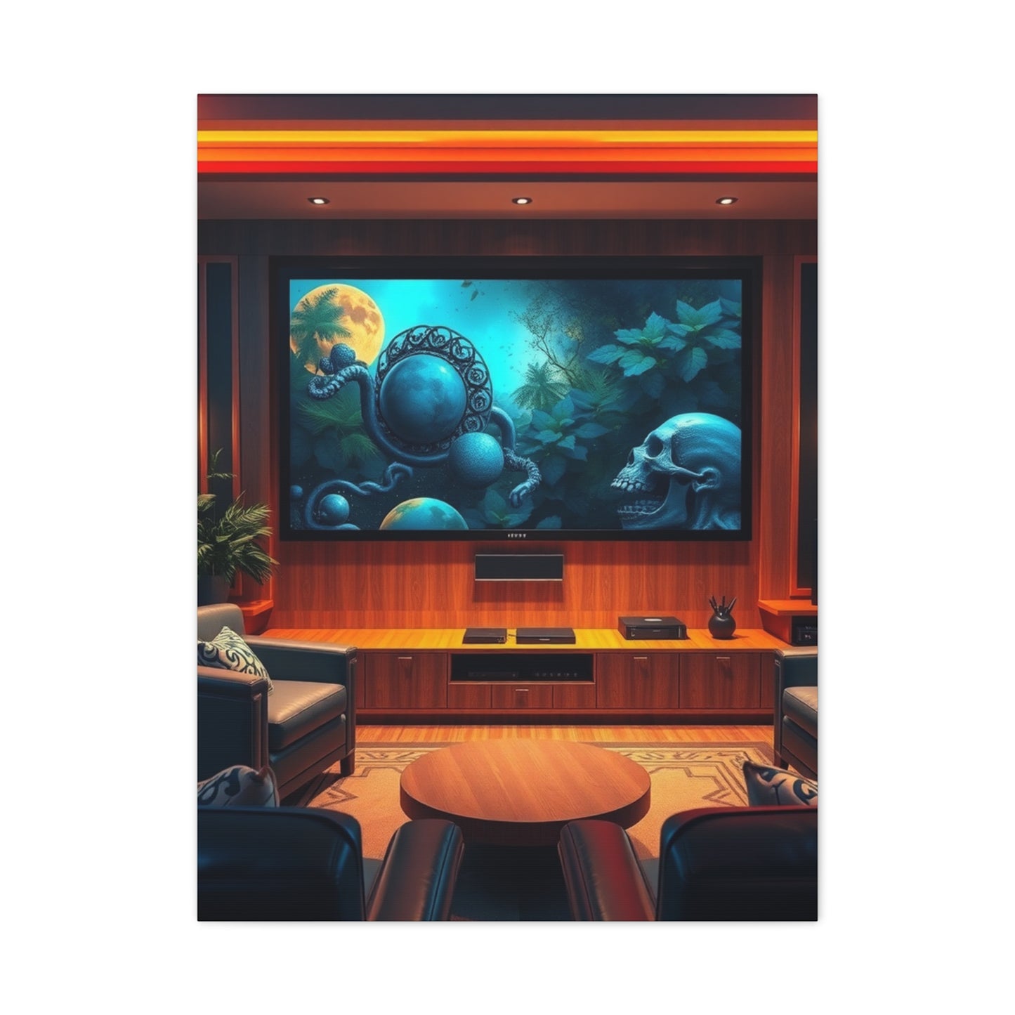 Masterpiece Home Theater Art Vision Wall Art & Canvas Print