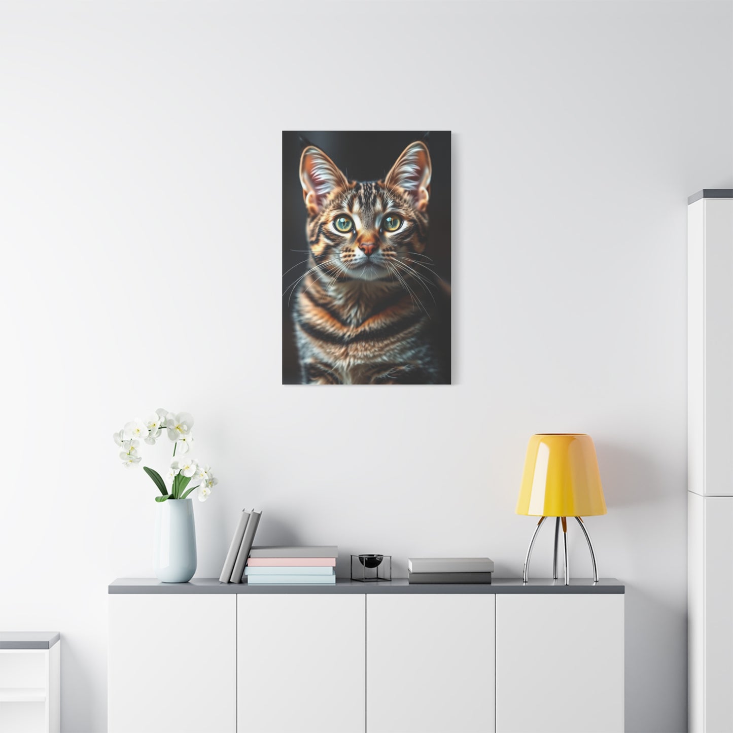 Masterpiece Tabby Cat Art Vision Wall Art & Canvas Print
