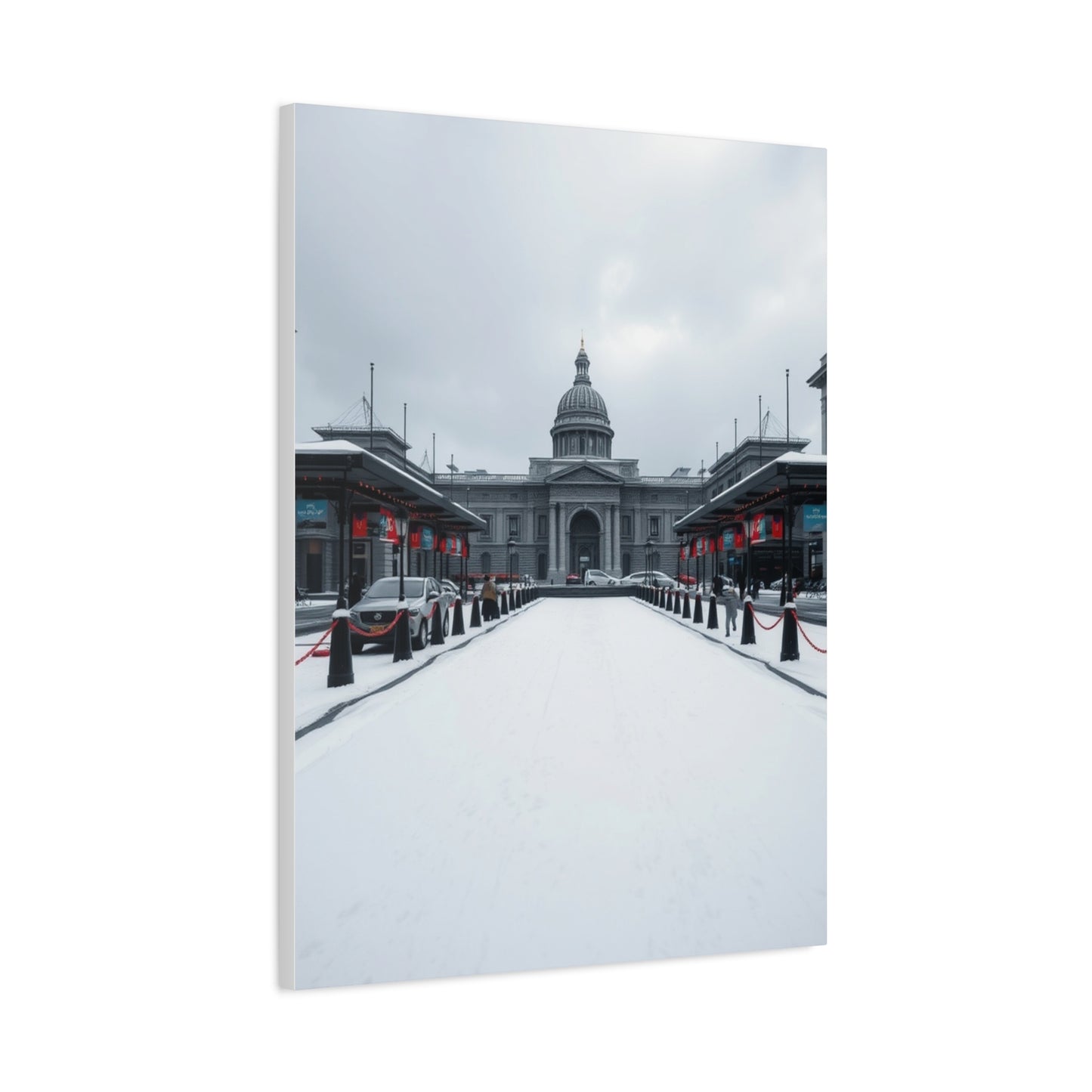 Gray & White Art Refined Canvas Wall Art & Canvas Print