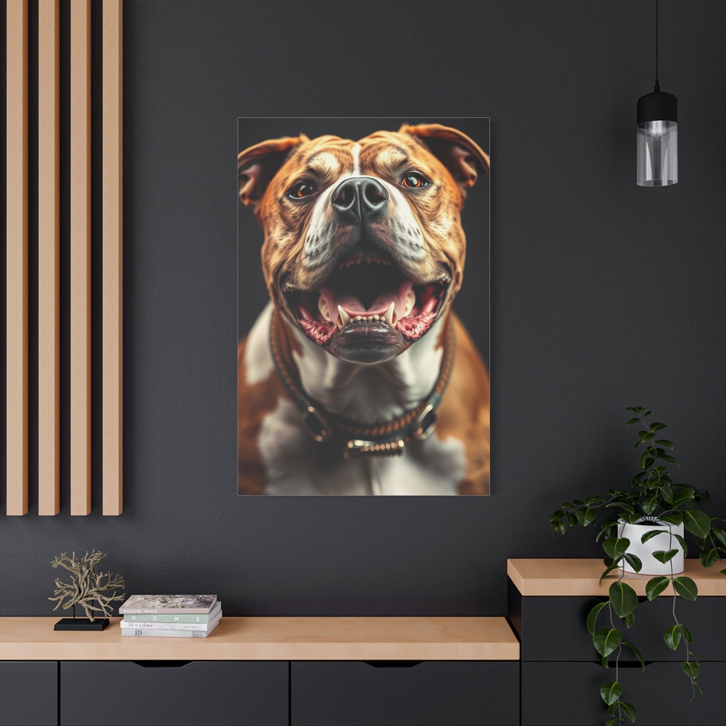 Pit Bull Art Supreme Gallery Wall Art & Canvas Print