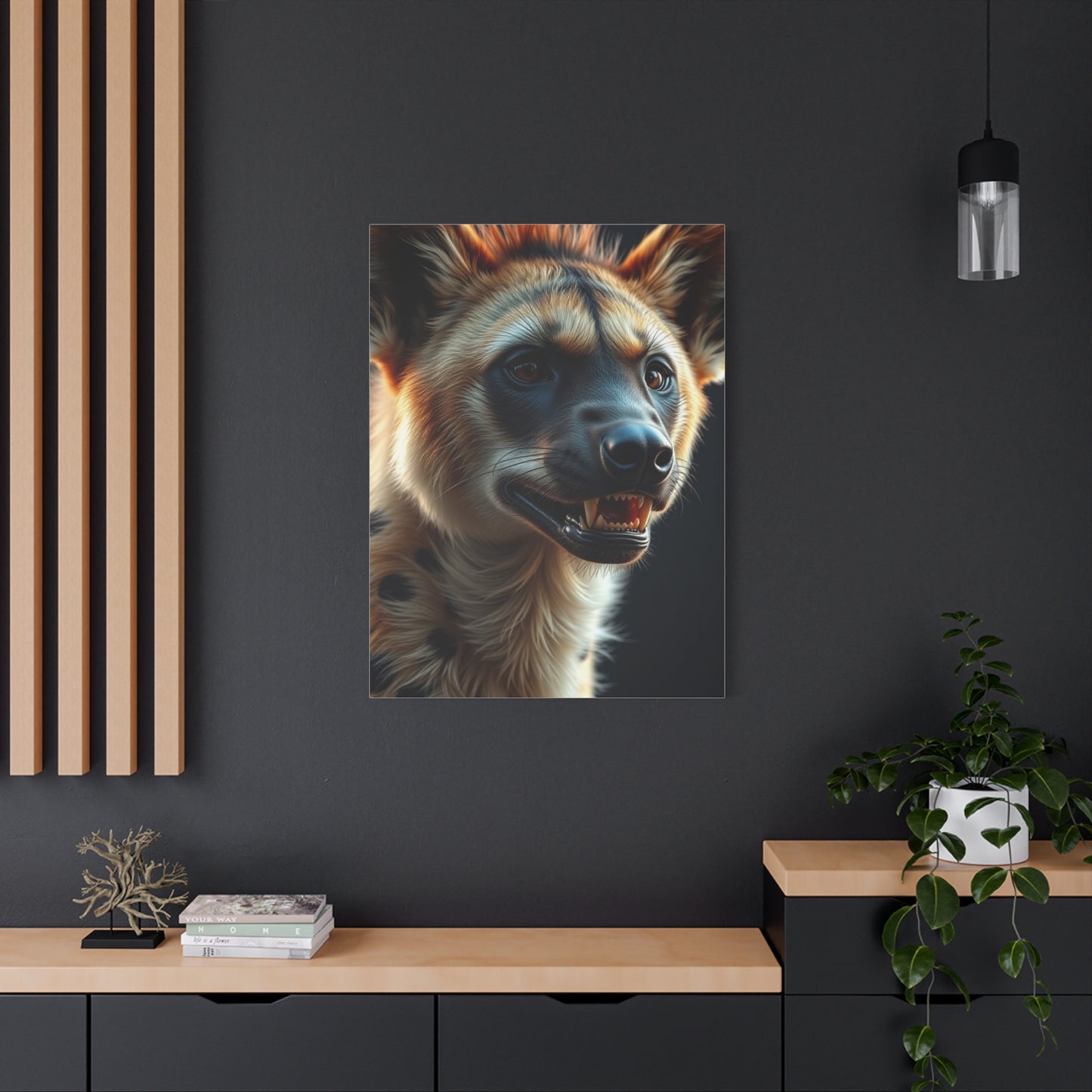 Masterpiece Hyenas Art Vision Wall Art & Canvas Print