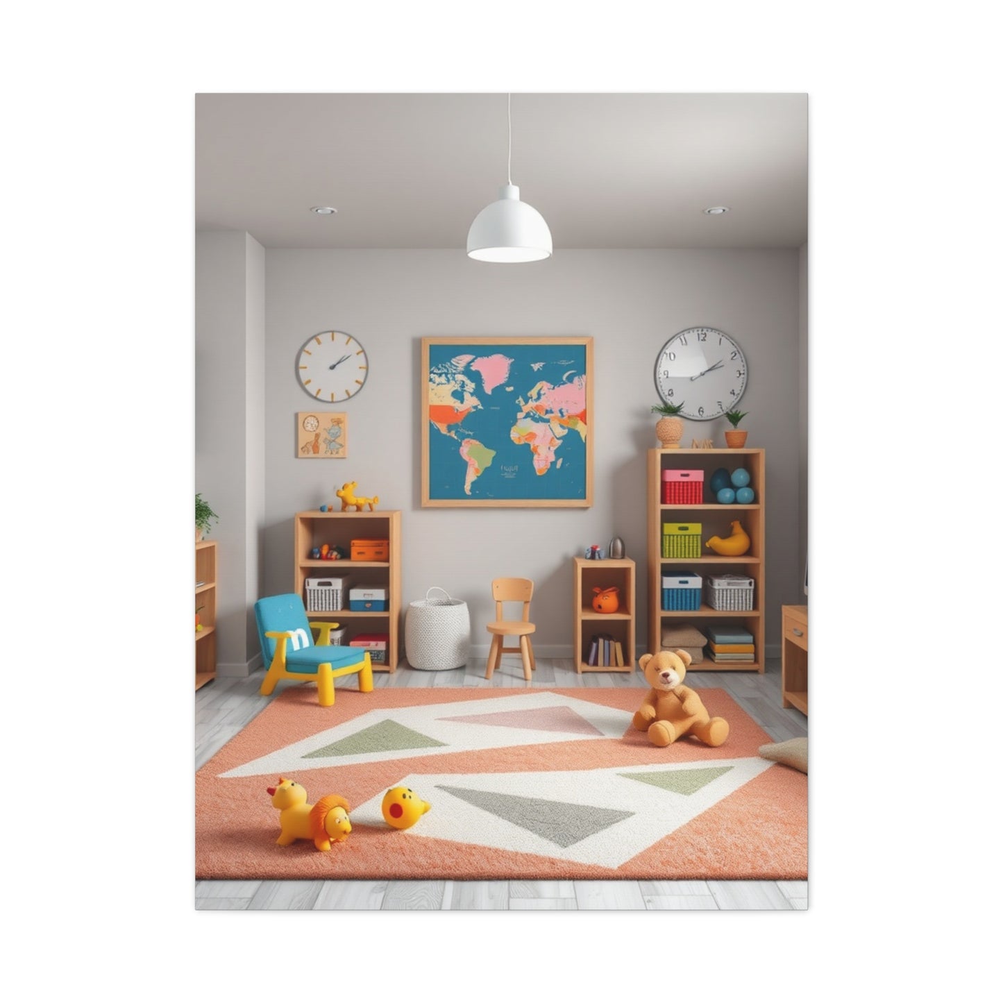 Kids Playroom Art Luxury Canvas Wall Art & Canvas Print