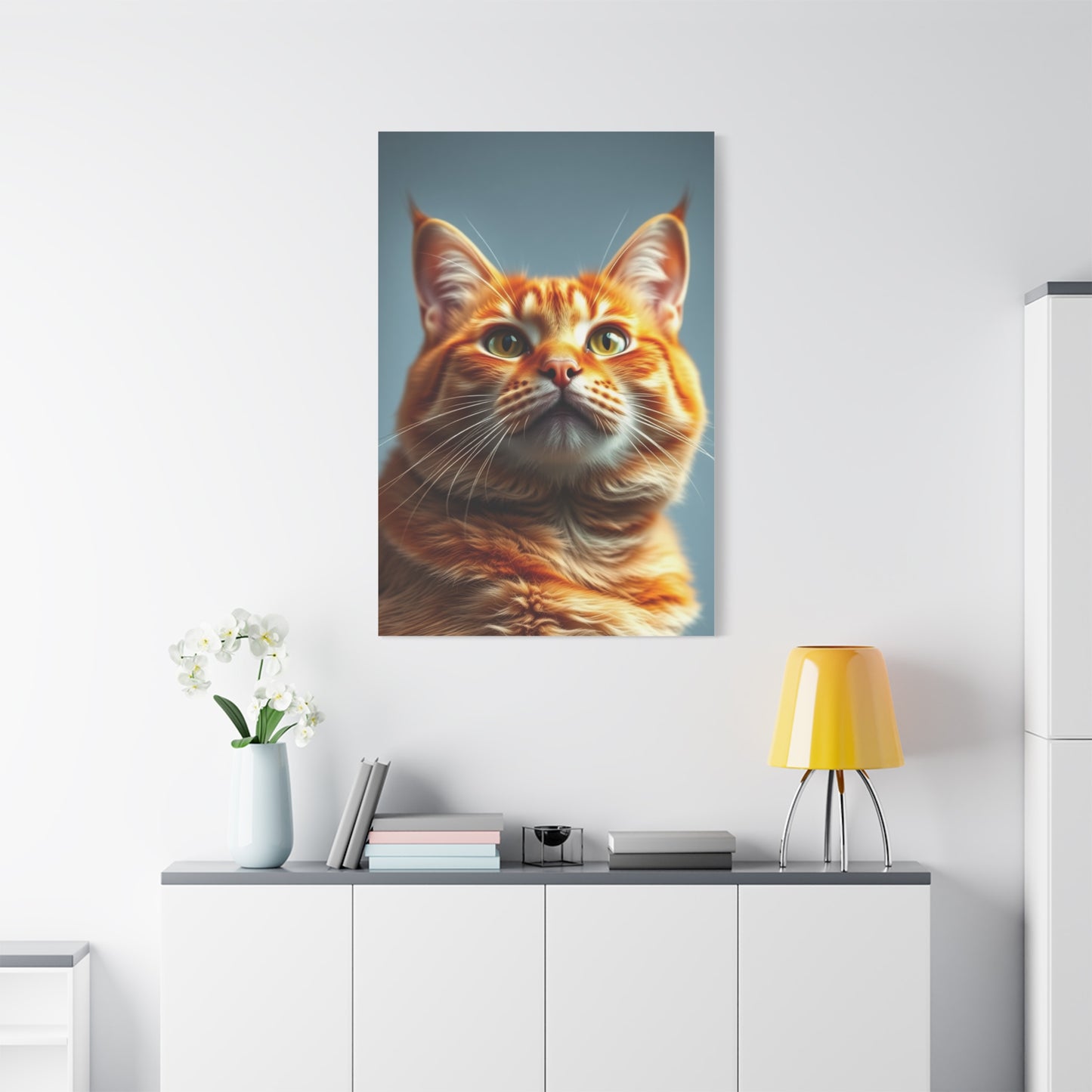 Orange Cat Art Luxury Canvas Wall Art & Canvas Print